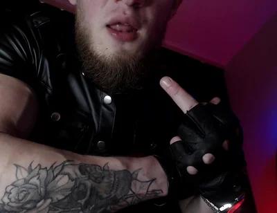 Alpha in Leather and Drool with Dominance