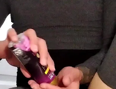 Transgender Alex Fucks Her Dildo