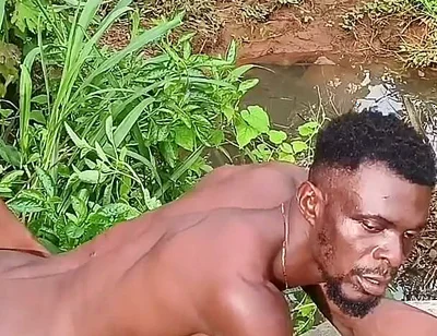Ebony Ran for His Life After a Merciless Hard Jungle Fuck