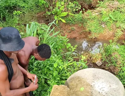 Ebony Ran for His Life After a Merciless Hard Jungle Fuck