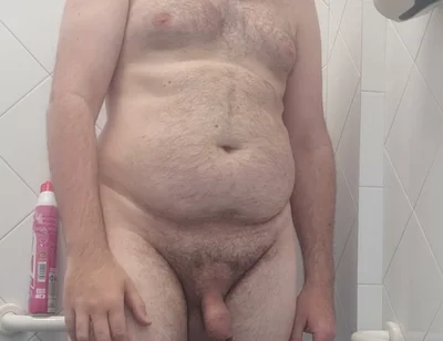 All Naked in Bathroom