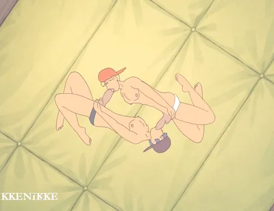 Yaoi Horny Skater Twinks 69 Mutual Blowjob Under the Camping Tent