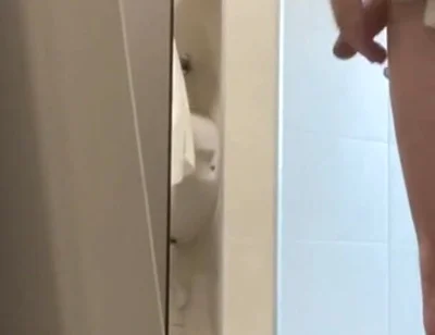 Helping Hand in Public Toilets - Almost Caught