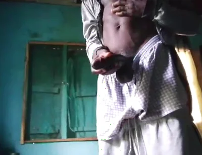 Wanking off Till Cum My Big Black Dick