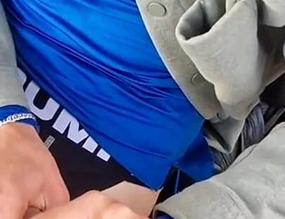 Hot Cruise Publicly Fucked a Young Student's Tight Femboy Hole in the Cold Autumn