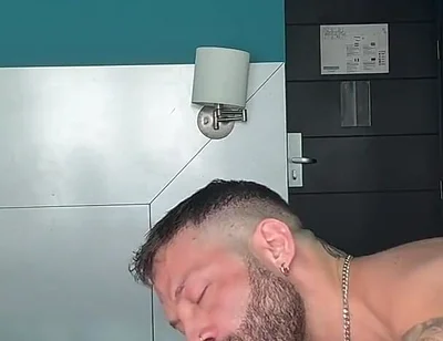 Muscle Bottom Takes Big White Monster Cock Deep
