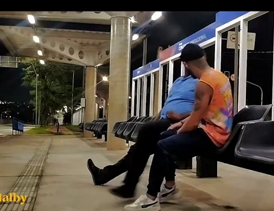 I Sucked the Driver's Dick While Waiting for the Bus.
