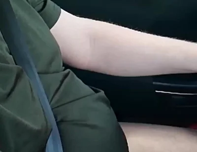 Nylon Fetish in the Dirt Road Search in the Car