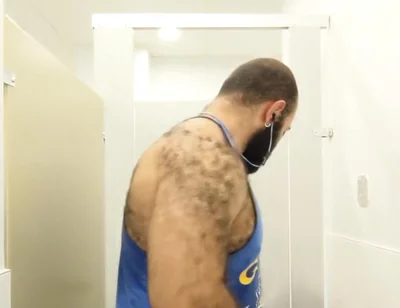 A Satisfying Post Workout Jerk off. Decided to Put My Load Somewhere Special This Time.