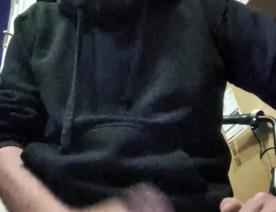 Wanking My Big Hard Dick and Smoking While Edging