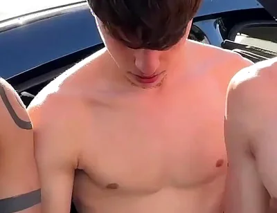 3 Uncut Twinks Suck Outdoor Hiking Almost Caught