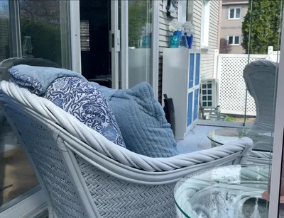 Hunk Stepdaddy Bear Naked Sunbathing in the Veranda 3