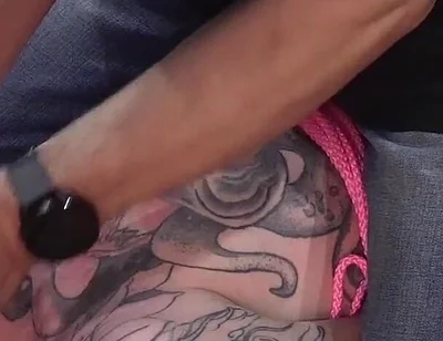 Niki Stuck Tight! Pink Rope & Duct Tape Session