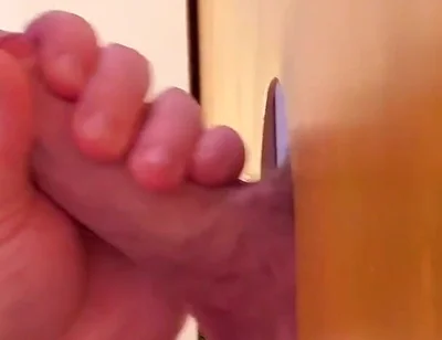 Hot Italian Cock at the Gloryhole - Sucked Dry with My Special Tongue Technique!