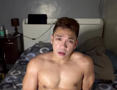 Hot Filipino Twink Jerks off in Steamy Shower