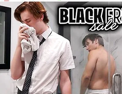 Skylar Finchh And Archie Paige - Missionary Boy Catches His Elder Sniffing His Boxers While Stroking His Cock