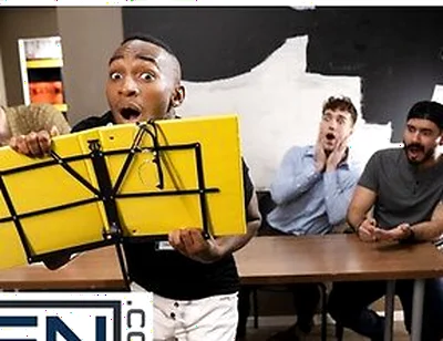 Kais Presentation Gets Wild When Kane Fox Plays With His Plug And Fucks Him On The Table