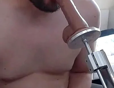 Master Dominates Useless Beta Male with Machine to Fuck Ass and Mouth with Cum Eating