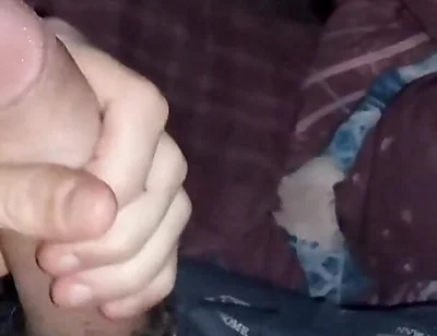 A Strong Erection at Night and a Little Masturbation!