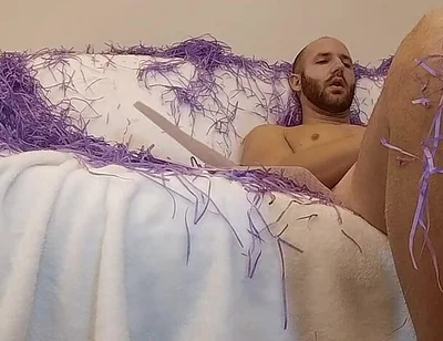 Inflatable Anal Sex Toy on Sofa
