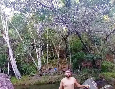 I Went to the Waterfall and Showed off Before Someone Came and Caught Me.