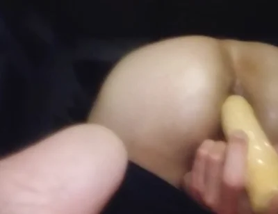 Anal Masturbation with Dildo