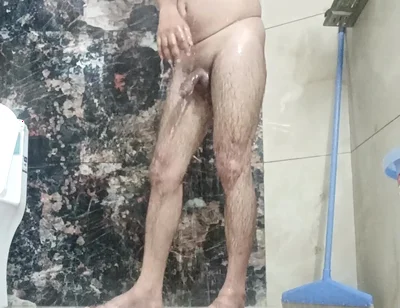 Indian Desi Police Officer Get Sucked and Shower with Neighbour and Army Officer