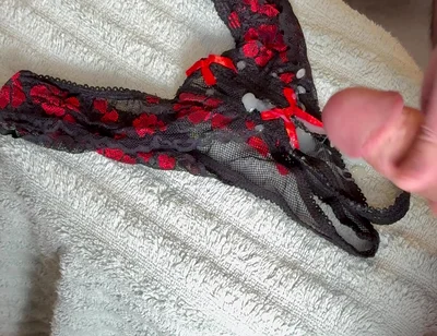 Cum on Wife’s Panties 11