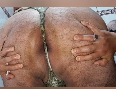 Nice Cum and Anal Penetration Using Green Thin Thong