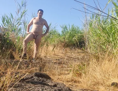 Naked Boy in Outdoor