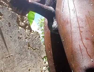 Teenfidelity Sexy Black Man Masturbating with High Intensity to Cum