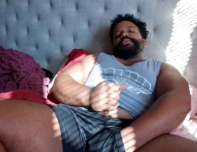 BBC Stepdaddy Cums with a Mini Vibrator in His Ass