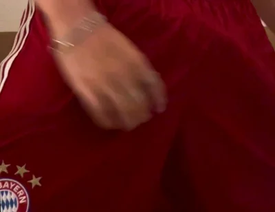 Soccer Player Gives Foot and Ass Massage to Himself