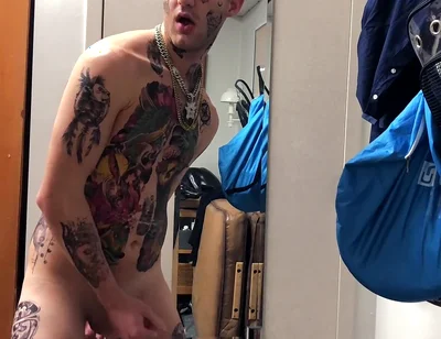 Tatted Twink Masturbation Solo