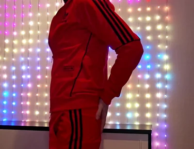Red Adidas Tracksuit