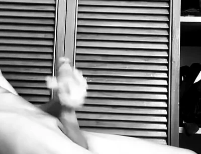 Monochrome BBC Stroking Session - Intense Handjob and Cum Black20one