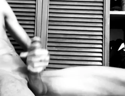 Monochrome BBC Stroking Session - Intense Handjob and Cum Black20one