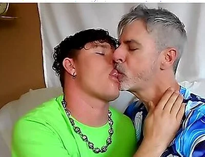 Richard Lennox And Leo Blue Share An Intense Stepdaddy Boy Makeout Session