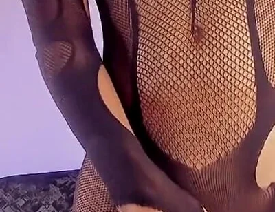 Femboy Ken Dresses up as a Whore and Plays Only with His Verca in Tights