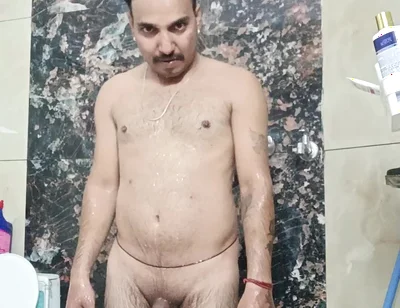 Indian Desi Police Officer Stepfather Get Suckiing and Shower with Neighbour Stepfather and Army Officer Stepfather