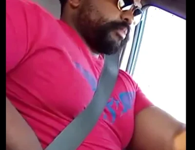Stepdaddy Drives You While Massaging His Cock