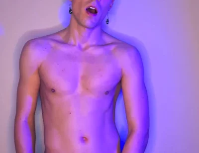 Green-haired Twink Strokes It Standing