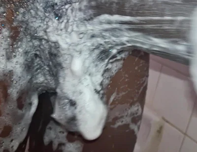 Cms Cleaning His Big Black Uncut Cock