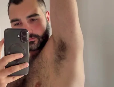Giving a Sniff to My Hairy Pits After the Gym