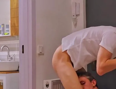 We Met at the Club, Went to My Place and He Swallowed My Big Dick
