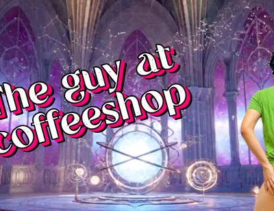 Seeing a Guy Is a Coffee Shop with Hard Cock and Offered Him a Blowjob