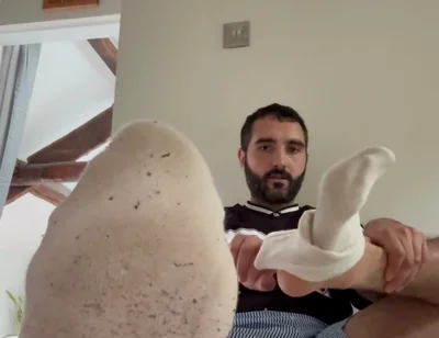 Sniffing My Overused Socks After the Gym!