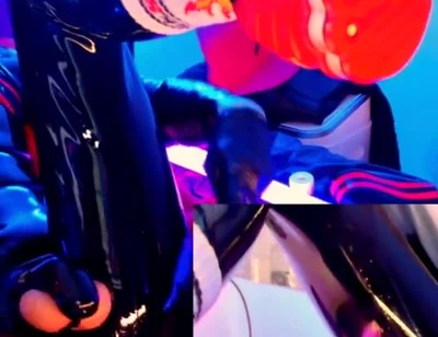 I Love the Black Full Body Latex Suit