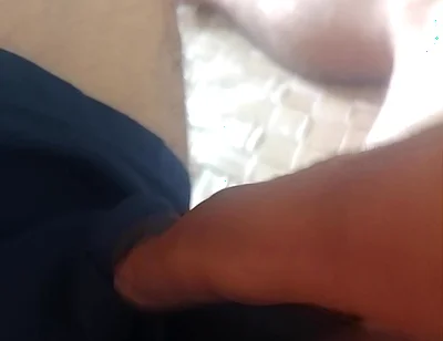Look Guys How I Am Shaking My Penis Firmly and Pulling Out the Water
