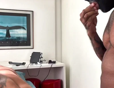 Brenno Villar and Black Manguera -interracial Fuck with the Huge Cock Masked (part 2)